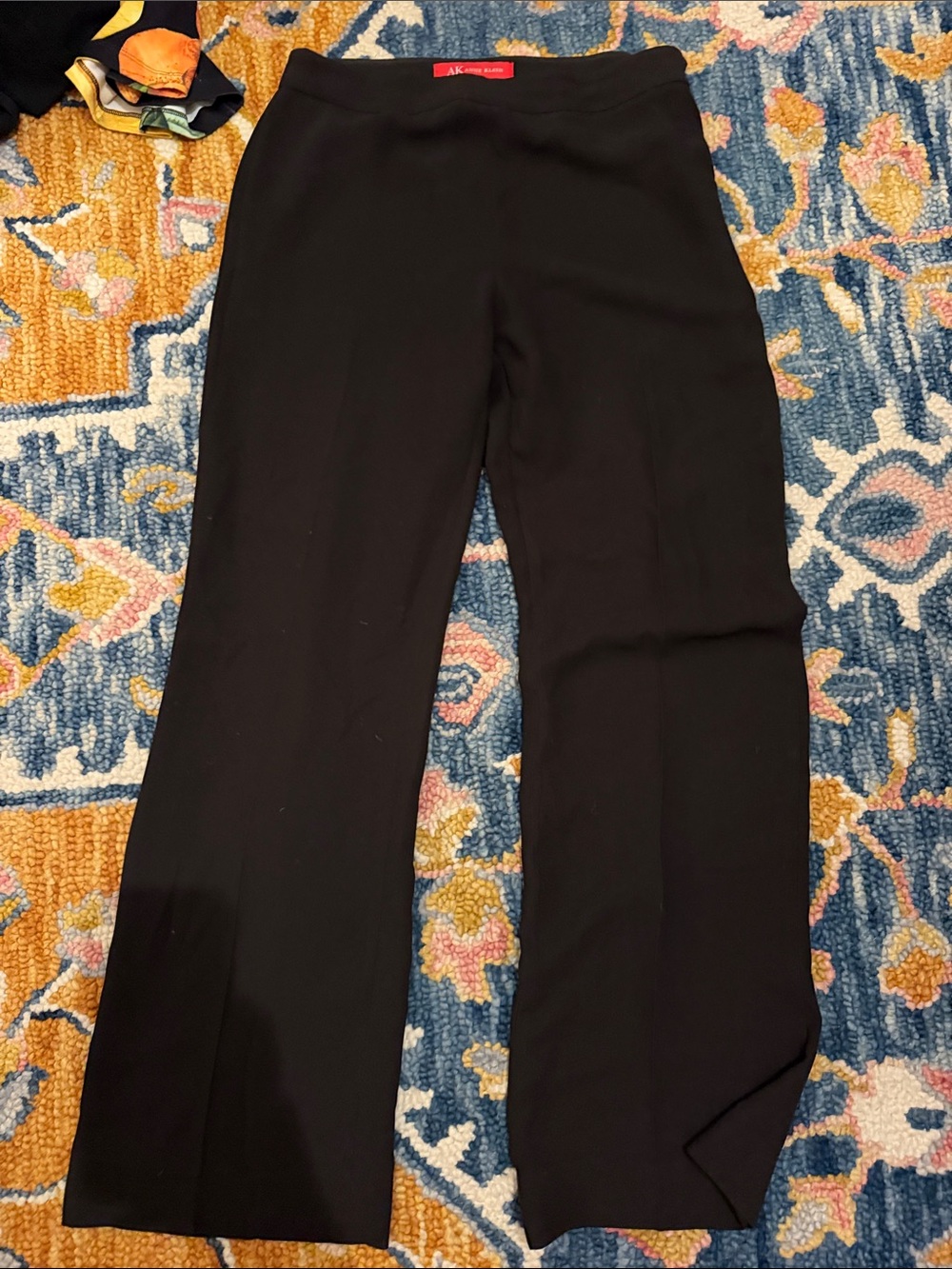 EUC Anne Klein brown Wide-Leg Pull-On Trousers SZ 6